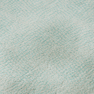 Piper Looms Mayfield Geometric AMF1058 Aqua Machine Washable Area Rug Swatch Image