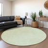 Piper Looms Mayfield Geometric AMF1058 Mint Machine Washable Area Rug Round Lifestyle Image Feature