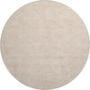 Piper Looms Mayfield Geometric AMF1058 Peach Machine Washable Area Rug Round Main Image