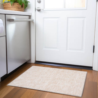 Piper Looms Mayfield Geometric AMF1058 Peach Machine Washable Area Rug Scatter Lifestyle Image Feature