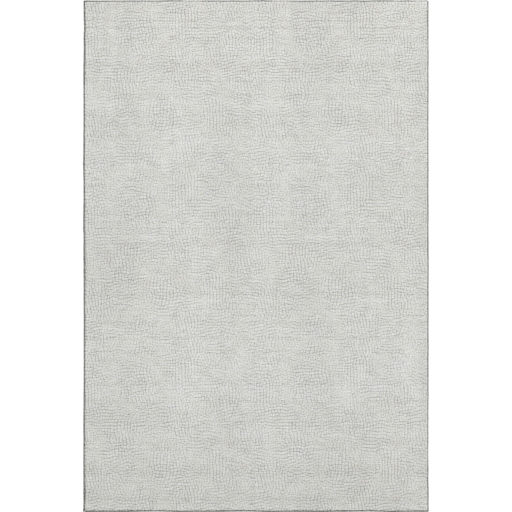 Piper Looms Mayfield Geometric AMF1058 Silver Machine Washable Area Rug main image