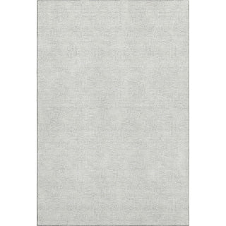 Piper Looms Mayfield Geometric AMF1058 Silver Machine Washable Area Rug main image