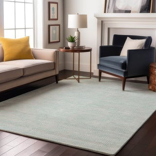 Piper Looms Mayfield Geometric AMF1058 Sky Machine Washable Area Rug Lifestyle Image Feature