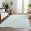 Piper Looms Mayfield Geometric AMF1058 Sky Machine Washable Area Rug Lifestyle Image Feature