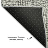Piper Looms Mayfield Geometric AMF1058 White Machine Washable Area Rug Backing Image