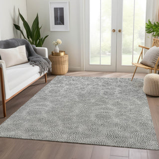 Piper Looms Mayfield Geometric AMF1058 White Machine Washable Area Rug Lifestyle Image Feature
