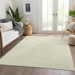 Piper Looms Mayfield Geometric AMF1058 Yellow Machine Washable Area Rug Lifestyle Image Feature