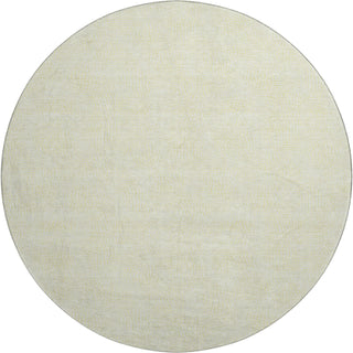 Piper Looms Mayfield Geometric AMF1058 Yellow Machine Washable Area Rug Round Main Image