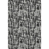 Piper Looms Mayfield Lines AMF1059 Black Machine Washable Area Rug main image