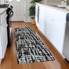 Piper Looms Mayfield Lines AMF1059 Black Machine Washable Area Rug Runner Lifestyle Image Feature