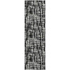 Piper Looms Mayfield Lines AMF1059 Black Machine Washable Area Rug Runner Main Image