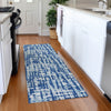Piper Looms Mayfield Lines AMF1059 Blue Machine Washable Area Rug Runner Lifestyle Image Feature