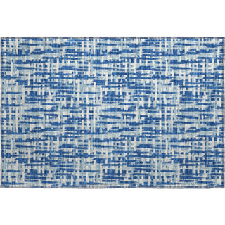 Piper Looms Mayfield Lines AMF1059 Blue Machine Washable Area Rug Scatter Main Image