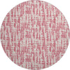 Piper Looms Mayfield Lines AMF1059 Blush Machine Washable Area Rug Round Main Image