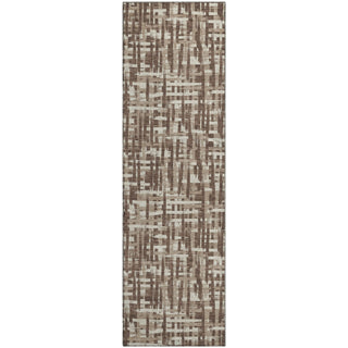 Piper Looms Mayfield Lines AMF1059 Brown Machine Washable Area Rug Runner Main Image