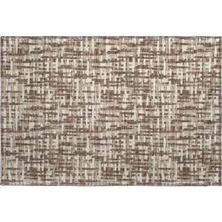 Piper Looms Mayfield Lines AMF1059 Brown Machine Washable Area Rug Scatter Main Image