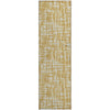 Piper Looms Mayfield Lines AMF1059 Gold Machine Washable Area Rug Runner Main Image