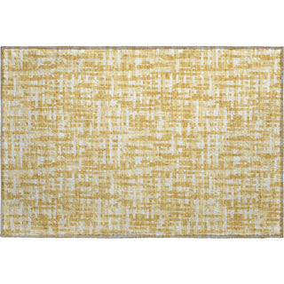 Piper Looms Mayfield Lines AMF1059 Gold Machine Washable Area Rug Scatter Main Image