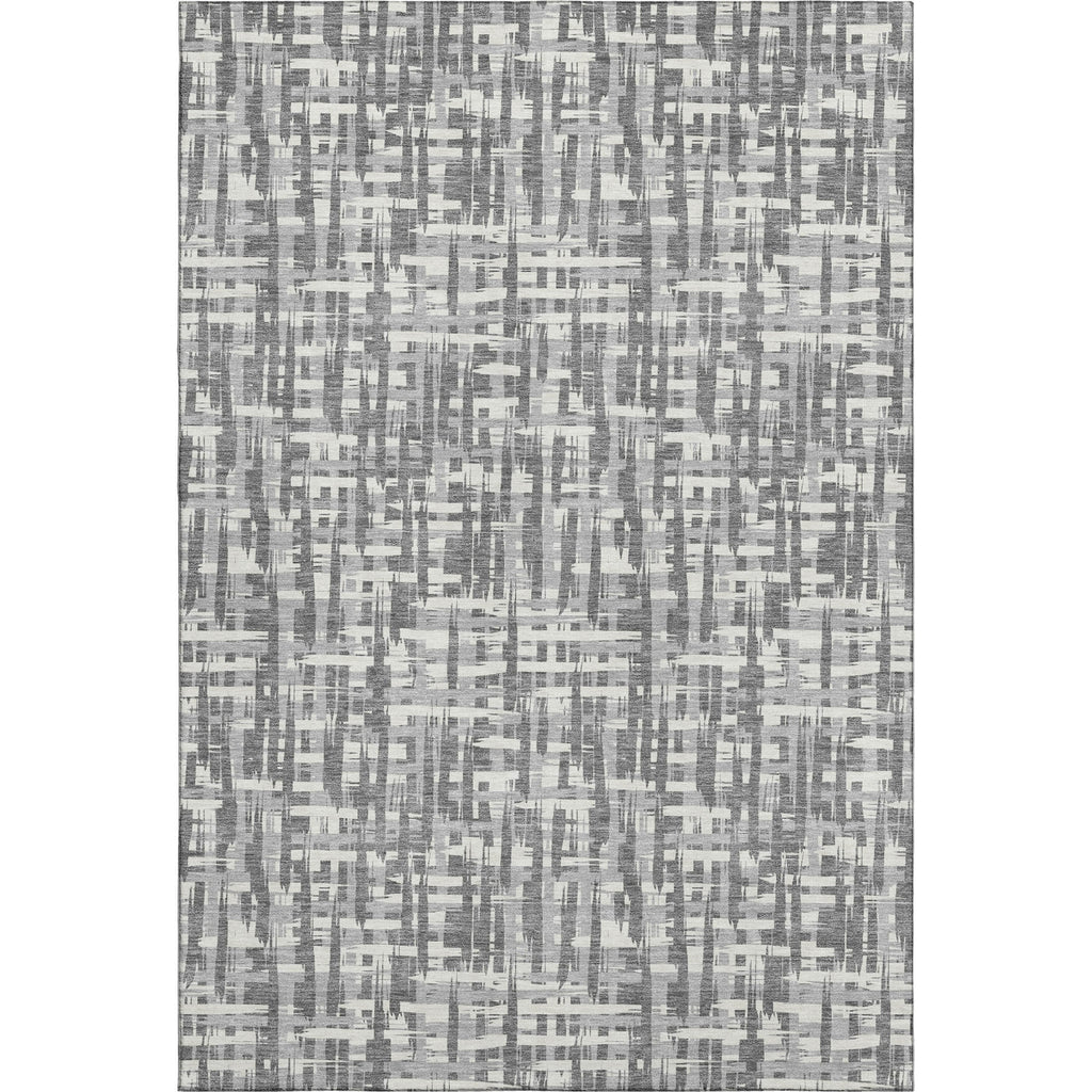 Piper Looms Mayfield Lines AMF1059 Gray Machine Washable Area Rug main image