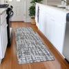 Piper Looms Mayfield Lines AMF1059 Gray Machine Washable Area Rug Runner Lifestyle Image Feature