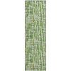 Piper Looms Mayfield Lines AMF1059 Green Machine Washable Area Rug Runner Main Image