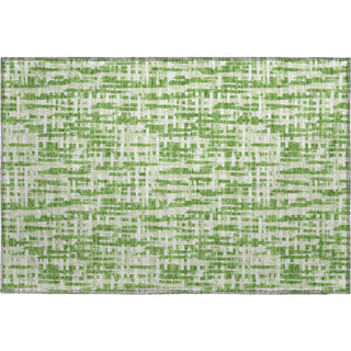 Piper Looms Mayfield Lines AMF1059 Green Machine Washable Area Rug Scatter Main Image