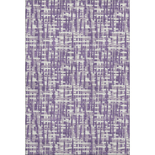 Piper Looms Mayfield Lines AMF1059 Purple Machine Washable Area Rug main image