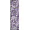 Piper Looms Mayfield Lines AMF1059 Purple Machine Washable Area Rug Runner Main Image