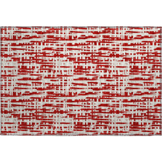 Piper Looms Mayfield Lines AMF1059 Red Machine Washable Area Rug Scatter Main Image