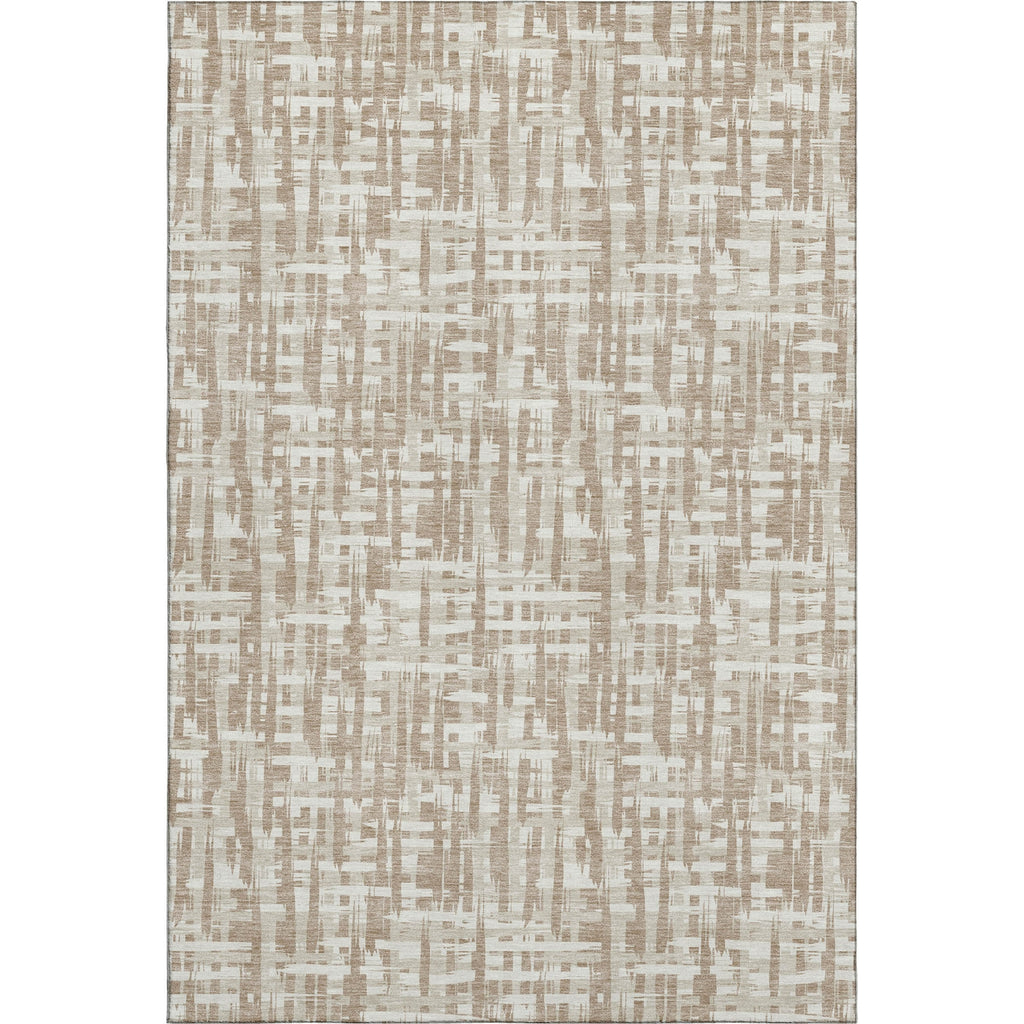 Piper Looms Mayfield Lines AMF1059 Tan Machine Washable Area Rug main image