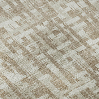 Piper Looms Mayfield Lines AMF1059 Tan Machine Washable Area Rug Swatch Image