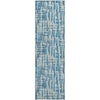 Piper Looms Mayfield Lines AMF1059 Teal Machine Washable Area Rug Runner Main Image