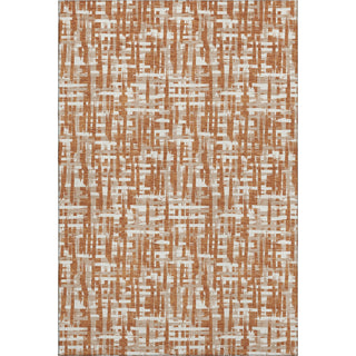 Piper Looms Mayfield Lines AMF1059 Terracotta Machine Washable Area Rug main image
