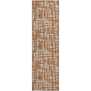 Piper Looms Mayfield Lines AMF1059 Terracotta Machine Washable Area Rug Runner Main Image