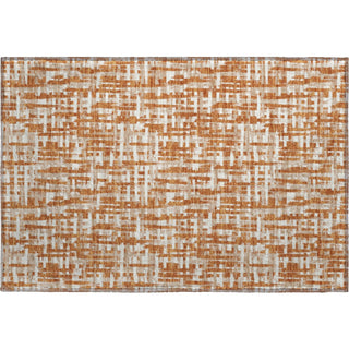 Piper Looms Mayfield Lines AMF1059 Terracotta Machine Washable Area Rug Scatter Main Image