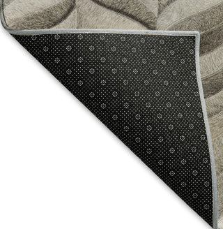 Piper Looms Mayfield Herringbone AMF106 Gray Machine Washable Area Rug Backing Image