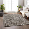 Piper Looms Mayfield Herringbone AMF106 Gray Machine Washable Area Rug Lifestyle Image Feature