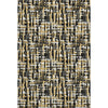 Piper Looms Mayfield Lines AMF1060 Black Machine Washable Area Rug main image