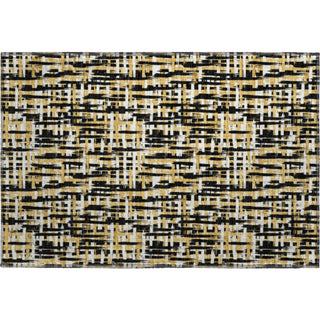 Piper Looms Mayfield Lines AMF1060 Black Machine Washable Area Rug Scatter Main Image