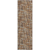 Piper Looms Mayfield Lines AMF1060 Chocolate Machine Washable Area Rug Runner Main Image