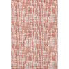 Piper Looms Mayfield Lines AMF1060 Coral Machine Washable Area Rug main image