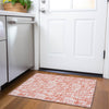 Piper Looms Mayfield Lines AMF1060 Coral Machine Washable Area Rug Scatter Lifestyle Image Feature