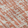 Piper Looms Mayfield Lines AMF1060 Coral Machine Washable Area Rug Swatch Image