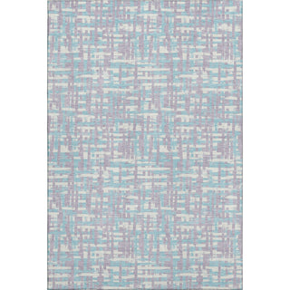 Piper Looms Mayfield Lines AMF1060 Lavender Machine Washable Area Rug main image