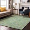 Piper Looms Mayfield Lines AMF1060 Mint Machine Washable Area Rug Lifestyle Image Feature