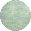 Piper Looms Mayfield Lines AMF1060 Mint Machine Washable Area Rug Round Main Image