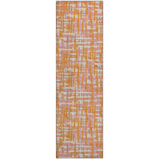 Piper Looms Mayfield Lines AMF1060 Orange Machine Washable Area Rug Runner Main Image