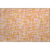 Piper Looms Mayfield Lines AMF1060 Orange Machine Washable Area Rug Scatter Main Image
