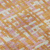 Piper Looms Mayfield Lines AMF1060 Orange Machine Washable Area Rug Swatch Image