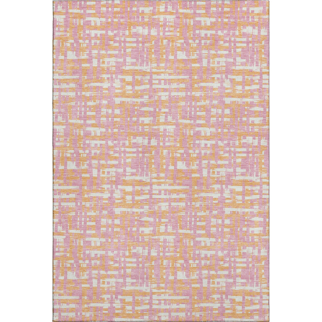 Piper Looms Mayfield Lines AMF1060 Pink Machine Washable Area Rug main image